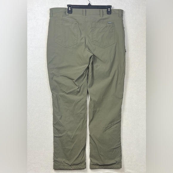 Eddie Bauer Men’s Size 40x32 Fleece Lined Tech Pants Nylon Outdoors Warm Winter - Picture 5 of 13